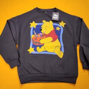 Cakeworthy Disney Winnie The Pooh Halloween Candy Crew Neck Sweatshirt M